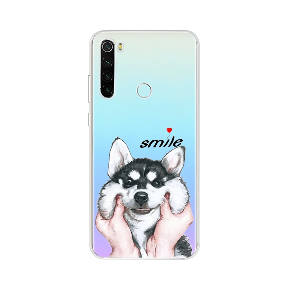 Для Xiaomi Redmi note 8 чехол силиконовый мягкий ТПУ чехол для телефона для Xiaomi Redmi note 8t 8 pro 6,3 задний Чехол, Fundas Coque bumper - Цвет: Серый
