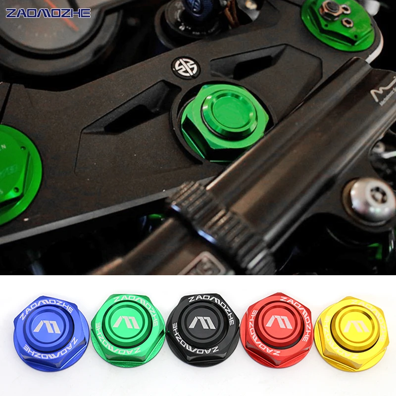 

For kawasaki ZX-10R ZX10R 2011 2012 2013 2014 2015 2016 2017 Motorcycle Central Console Top Triple Clamp case Center Cap M28