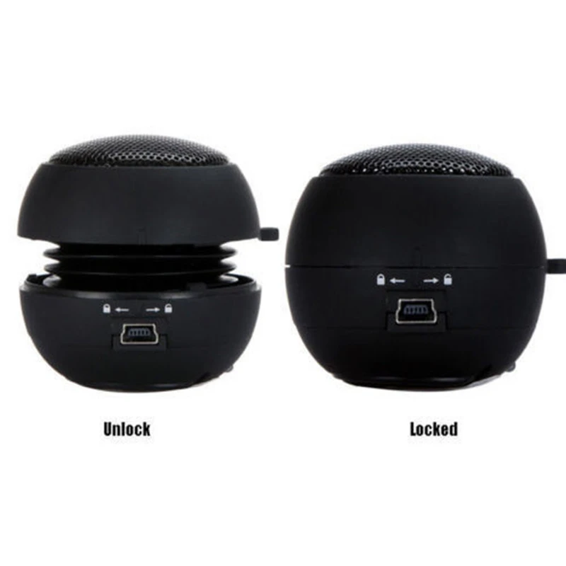 

3.5mm Mini Burger Column Speaker Hamburger Wired Sound Box Loundspeaker Stereo Super Bass Hi-Fi Audio Music