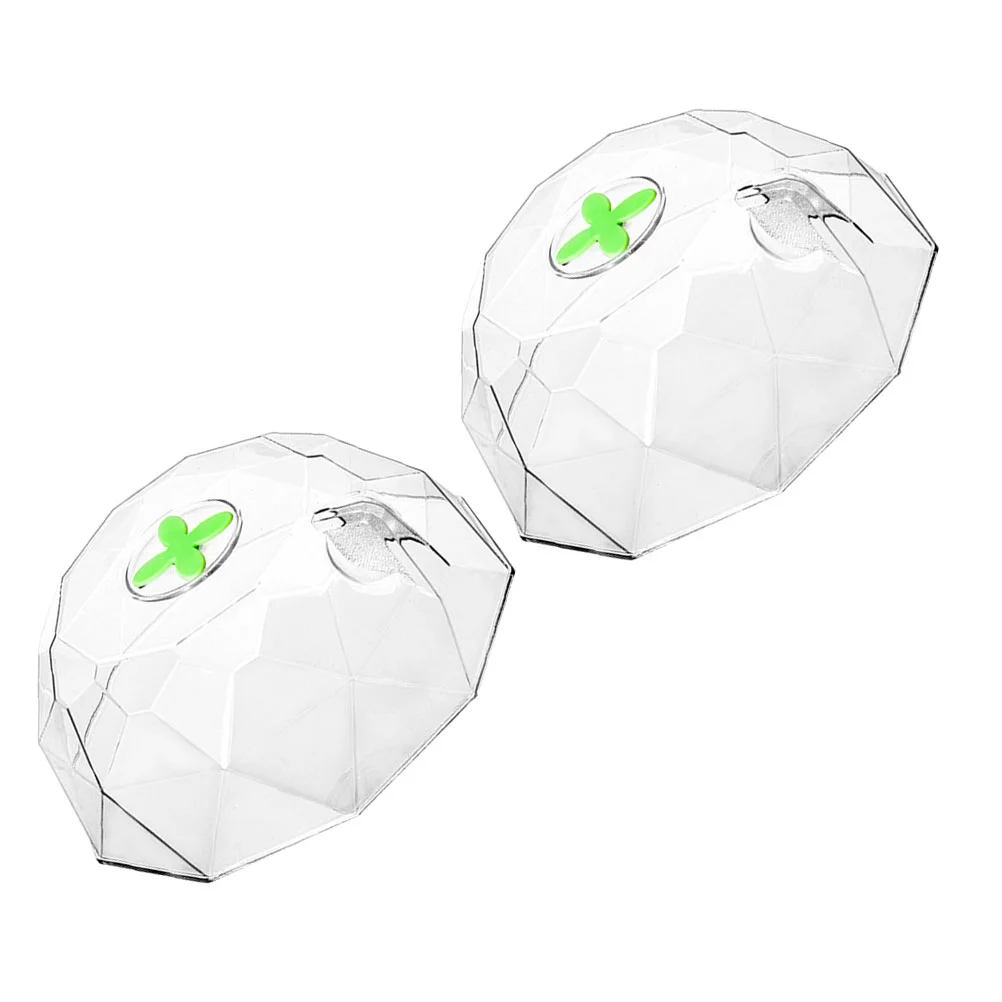 

2pcs Household Food Protective Covers Practical Plastic Insect-proof Food Covers