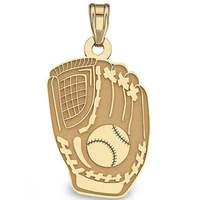 3d engrave gold plate number name logo pendent necklace custom personalized sports number pendant varsity sports jewelry gift