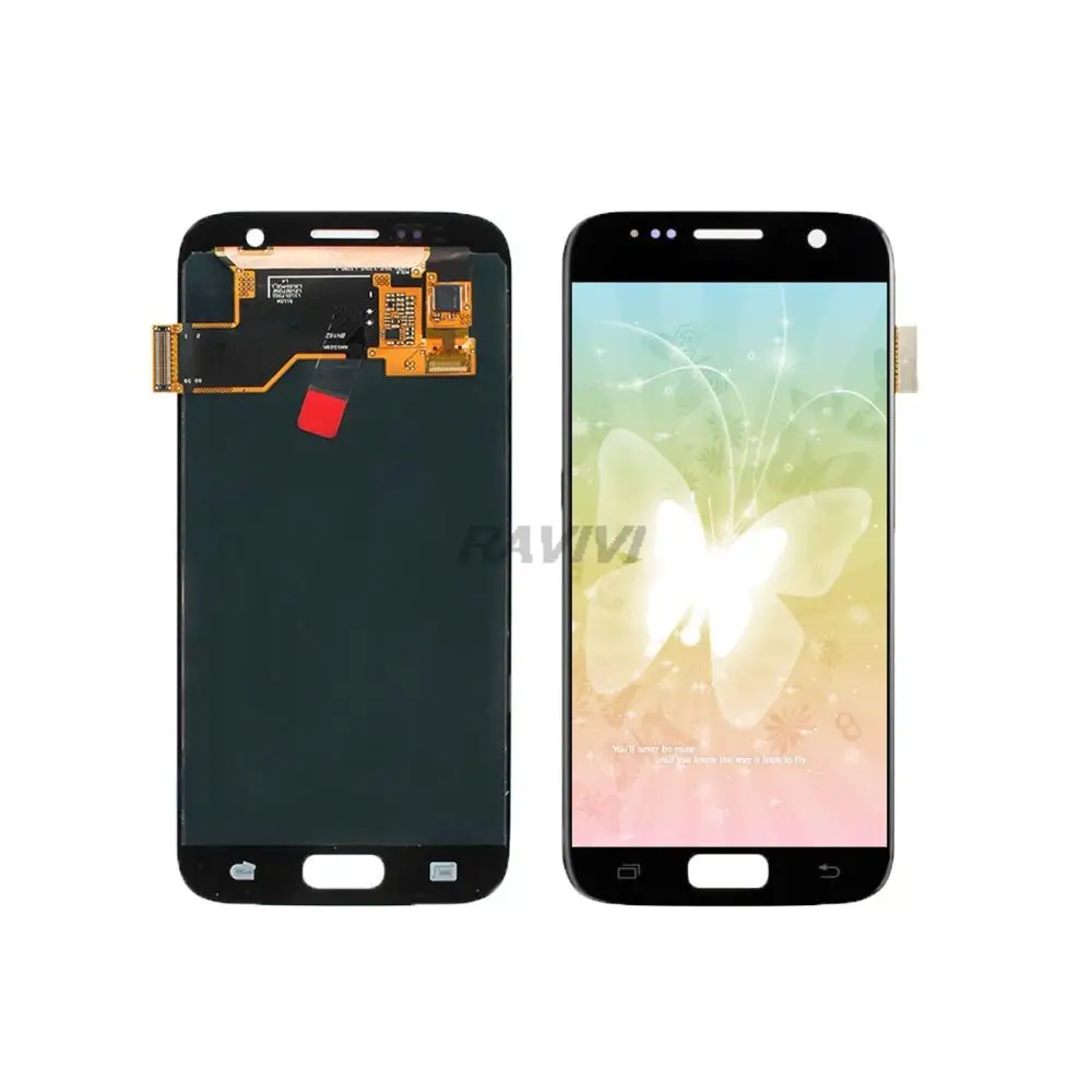 S7 AMOLED для SAMSUNG GALAXY G930A ЖК-дисплей G930 G930F сенсорный экран протестированный