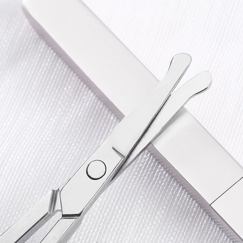 SEMBEM ножницы для макияжа нержавеющая сталь безопасные бровей Круглый наконечник