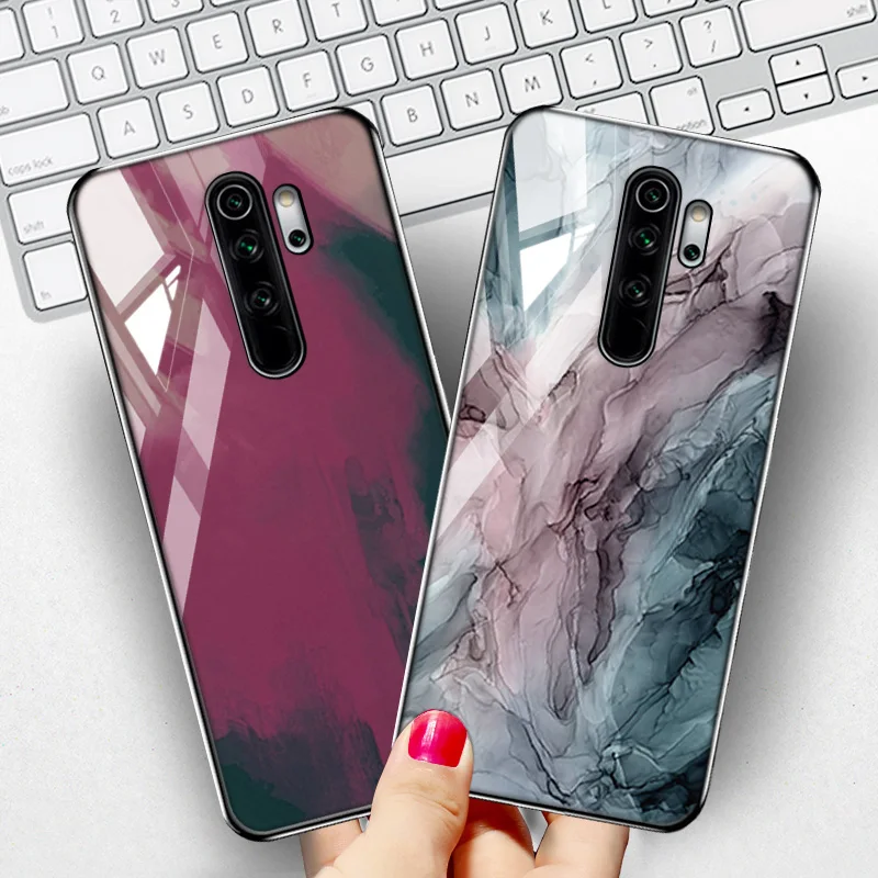 Чехол для Xiaomi Redmi Note 8 Pro чехлы Роскошный чехол Xiomi 11 Plus 10 9 10s 9s 9a 9c 8T из закаленного