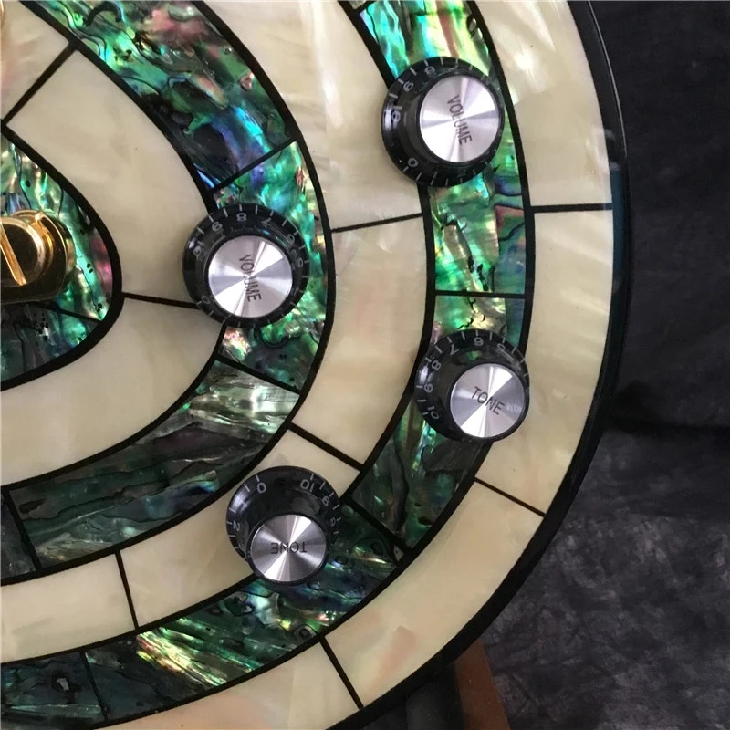 

High Quality Electric Guitar, Customizable Tools, Embedded With DragonFork,Gold Hardware