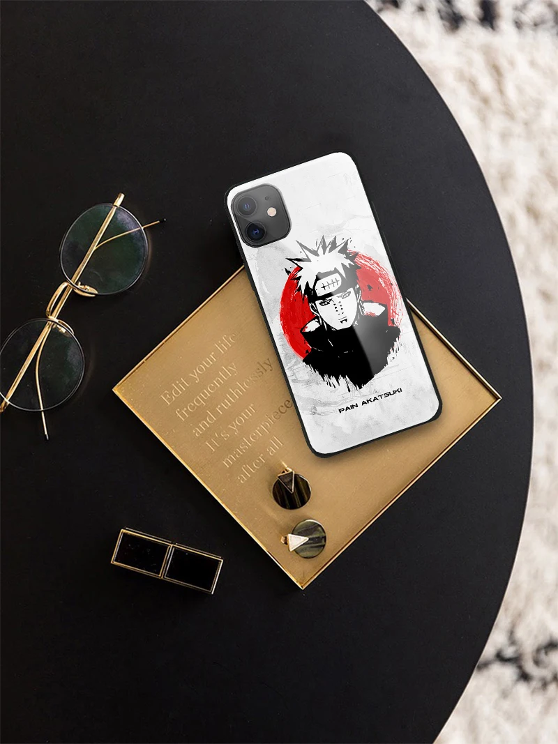 

naruto Pain for iPhone 2020 SE 6 6s 7 8 plus x xr xs 11 Pro max tempered glass phone cases cover soft silicone