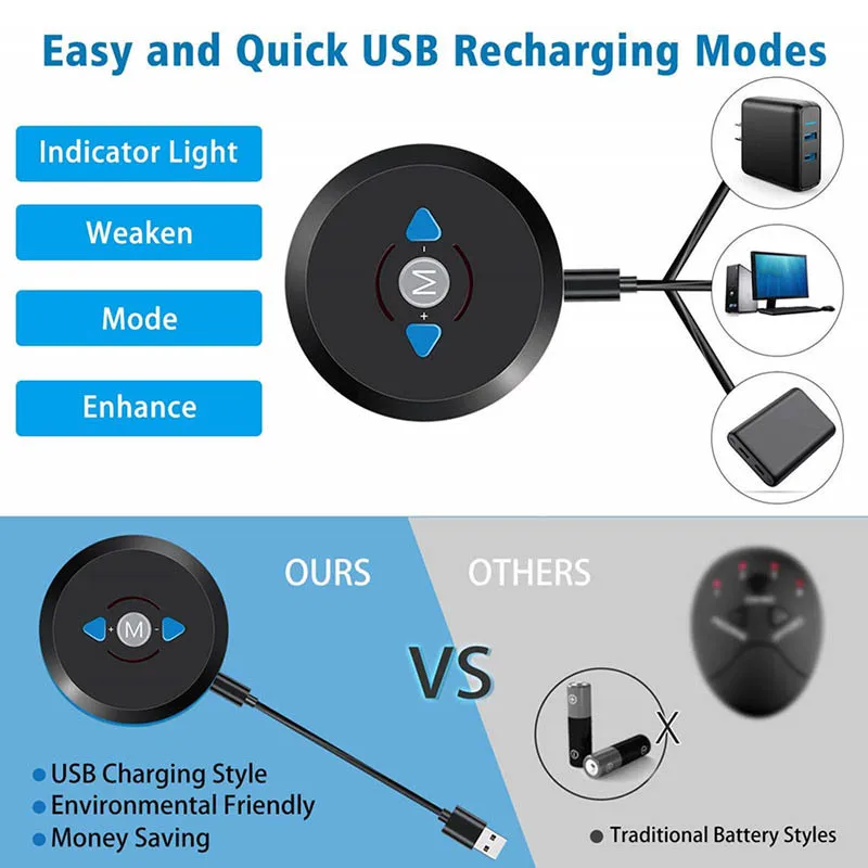 Стимулятор мышц живота тренажер тонизирующий пояс тренировки зарядка через USB EMS
