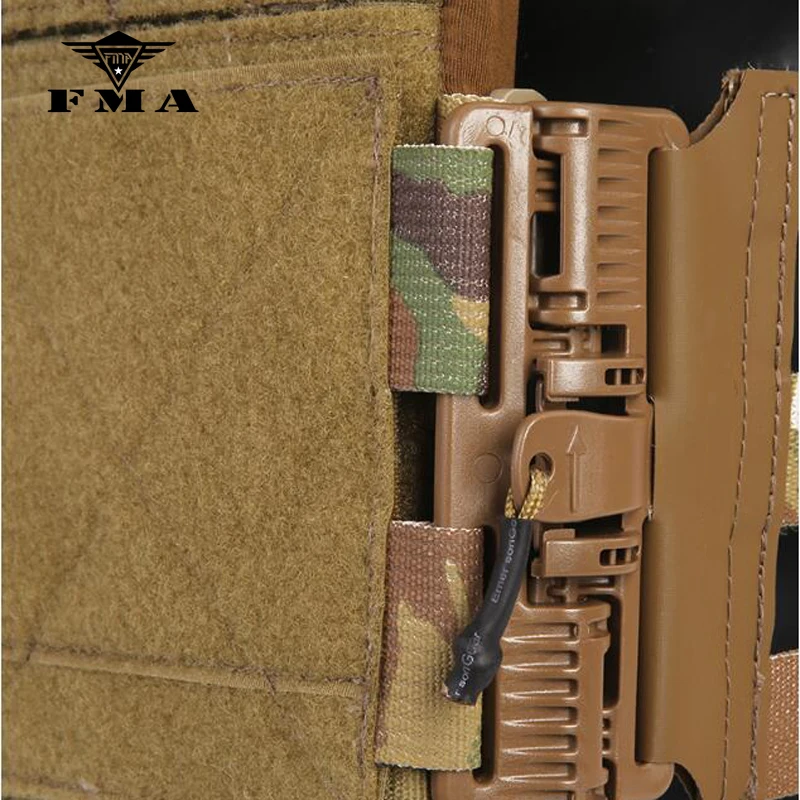FMA Тактический 3-полосный скелетных поясом Bellyban MOLLE Quick Release Системы комплект