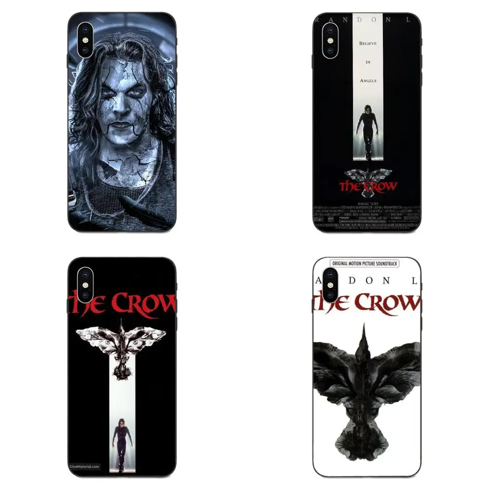 Мягкий мобильный чехол для Apple iPhone 4 4s 5 5S SE 6 6S 7 8 Plus X XS Max XR The Crow Brandon Lee|Бамперы| |