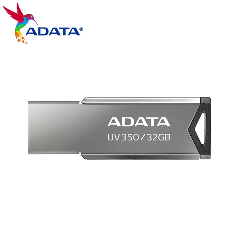 Оригинальный Флешка ADATA флэш накопитель UV350 128 Гб 64 ГБ 32 USB3.0 металлическая карта