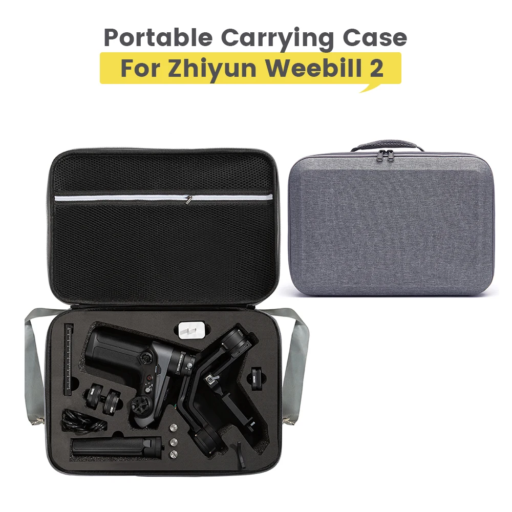 

For Zhiyun Weebill 2 Portable Shoulder Bag Carrying Case Handbag Storage Box with Strap for Zhiyun Weebill 2 Gimbal Accessories