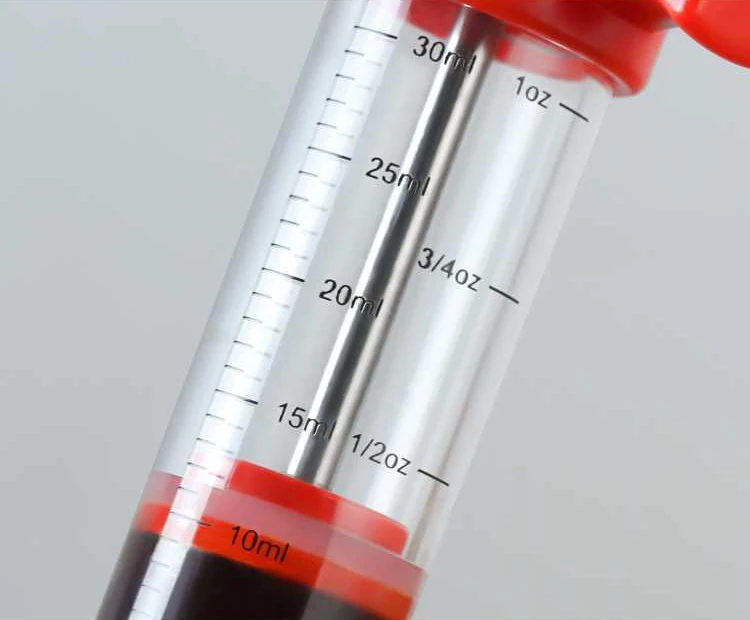 Шприц для мяса барбекю инжектор маринада с 3 иглами из нержавеющей стали шприц