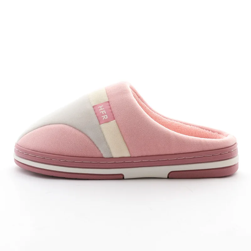 The New Cotton Slippers Antiskid Indoor Outdoor Fall and Winter Soft Bottom Winter That Occupy Plush Female Thermal Couple Man