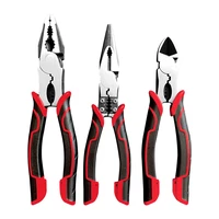 the red multifunctional universal diagonal pliers needle nose pliers hardware tools universal wire cutters electrician