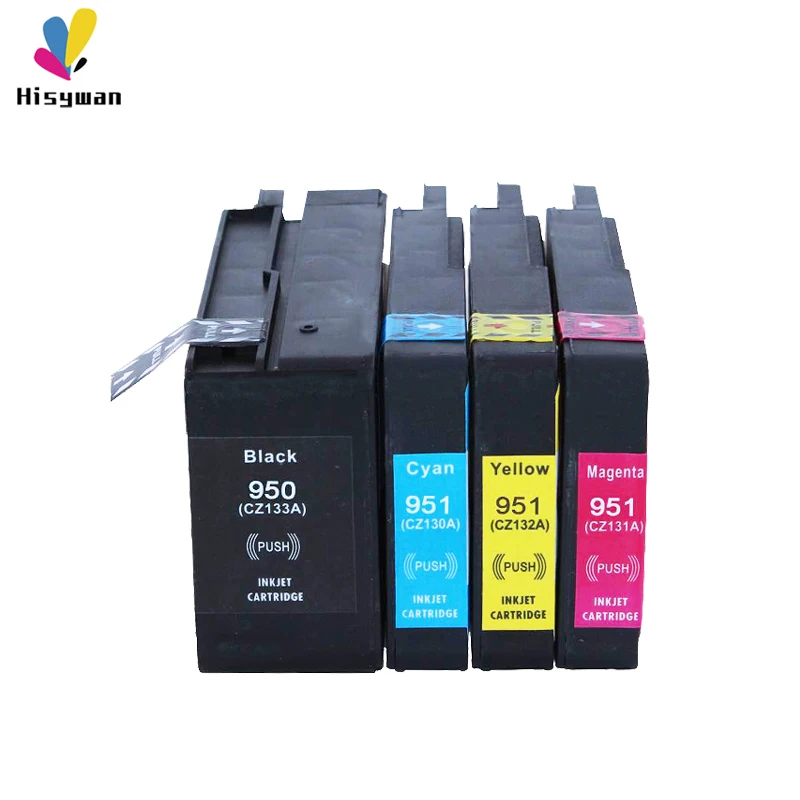 Hisywan 950XL 951XL переработанного чернильного картриджа для hp 950 951 Officejet 8100 8600 8610 8615 8620 8625 8630 251dw 276dw принтер для hp 950