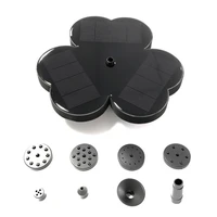 pump pumps for garden strong and durable patio pond pool fish tank 1 pc engineering plastic black solar panel water
