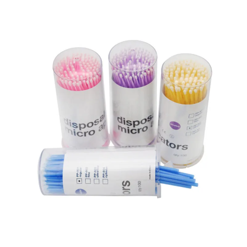 Реснички 100 шт/упак. одноразовые кисти для макияжа тампоны прочные Микро тушь