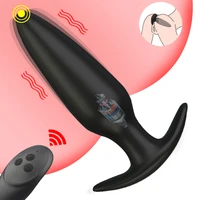 vibration butt plugs dildo vibrator prostate massage wireless remote control anal plug vibrator adult sex toys for manwoman