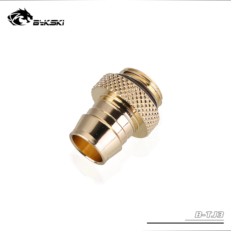 Bykski G1/" fit 10x13,10x16 мм шланг трубка, мягкий соединитель компьютер кулер Аксессуары Фитинги белый, черный, серебристый B-TJ3