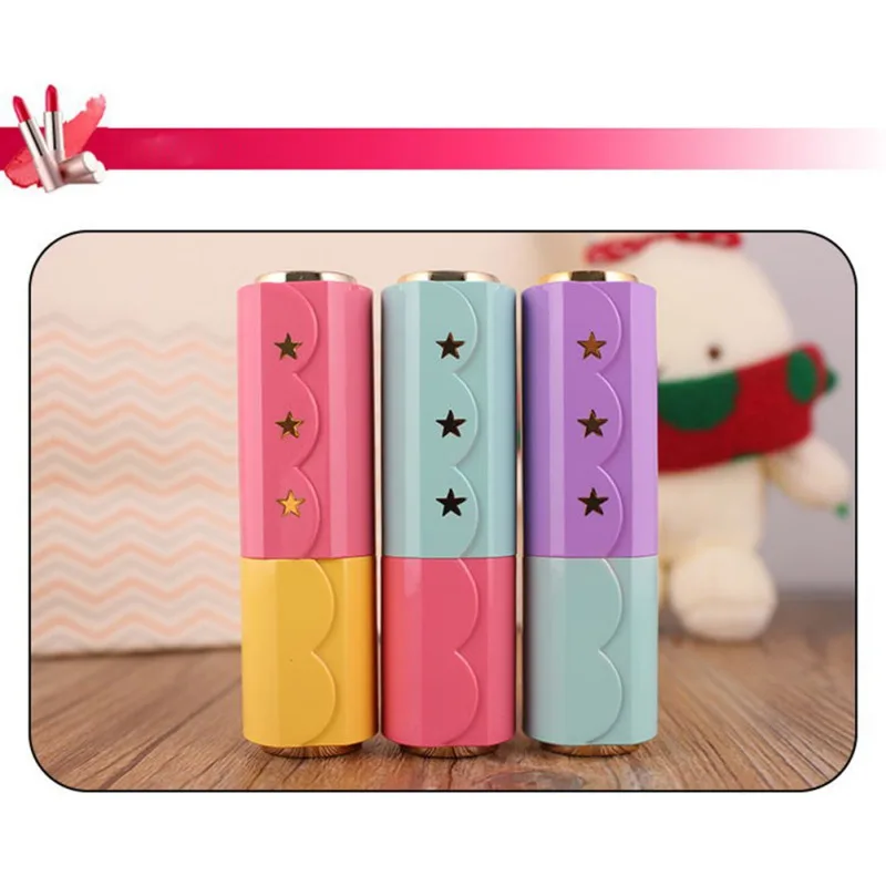 Горячая продажа 5 цветов конфетная помада матовая Увлажняющая губная макияж