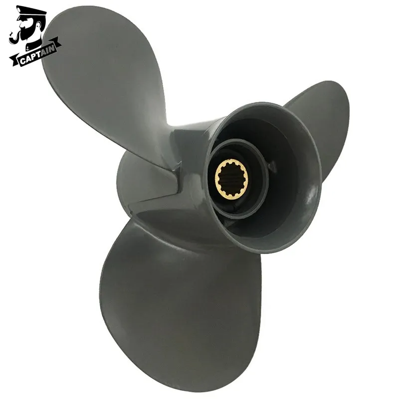 Captain Propeller 11 1/4X13 Fit Honda Outboard Engine BF35A BF40A BF40D BF45A BF50D BF50A BF60A 13 Tooth Spline 58130-ZV5-000-ZA