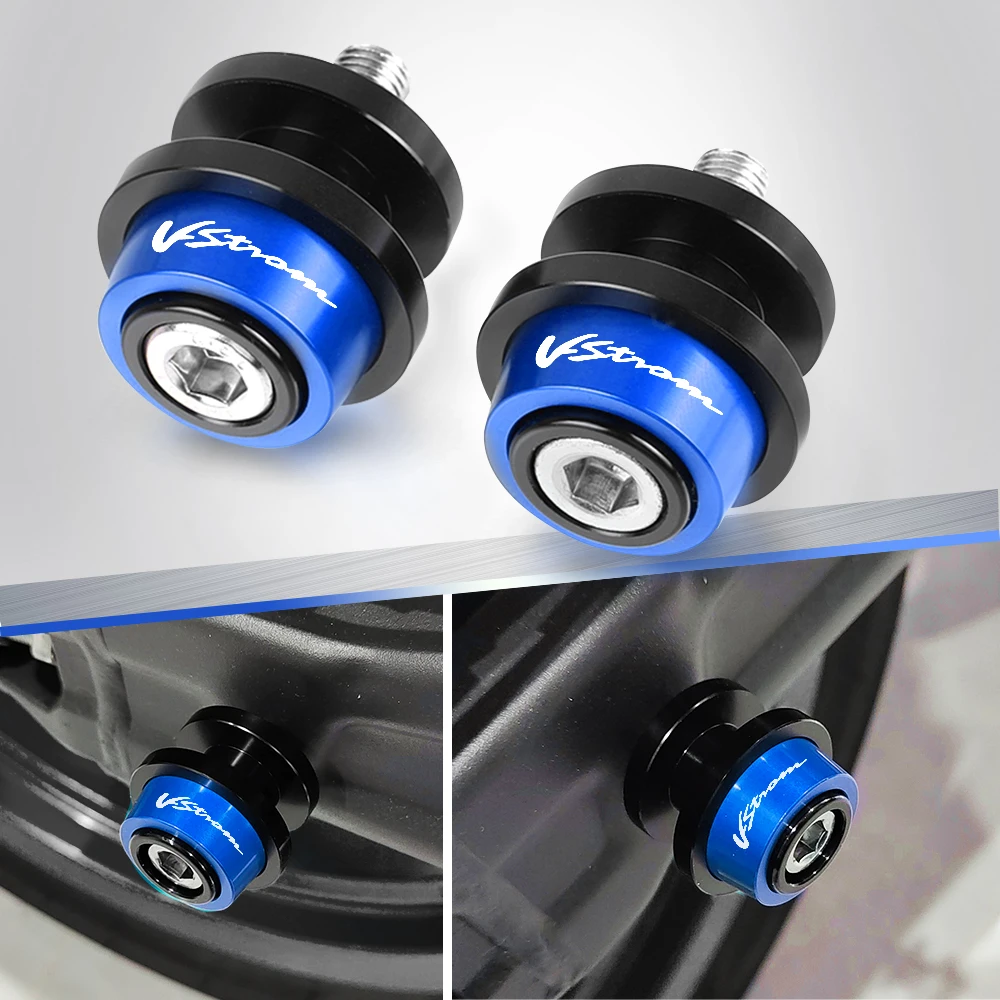 

New For SUZUKI V-Strom 1050 1050XT DL 1000/XT 650/XT 2002-2020 2021 2019 2018 2017 Motorcycle Swingarm Spools M6 Stand Screws