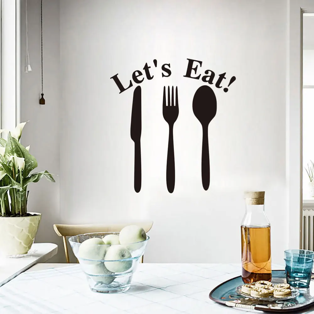 

1Pc Kitchen Rules Wall Sticker Creative Tips Wall Decal Removable DIY Sticker