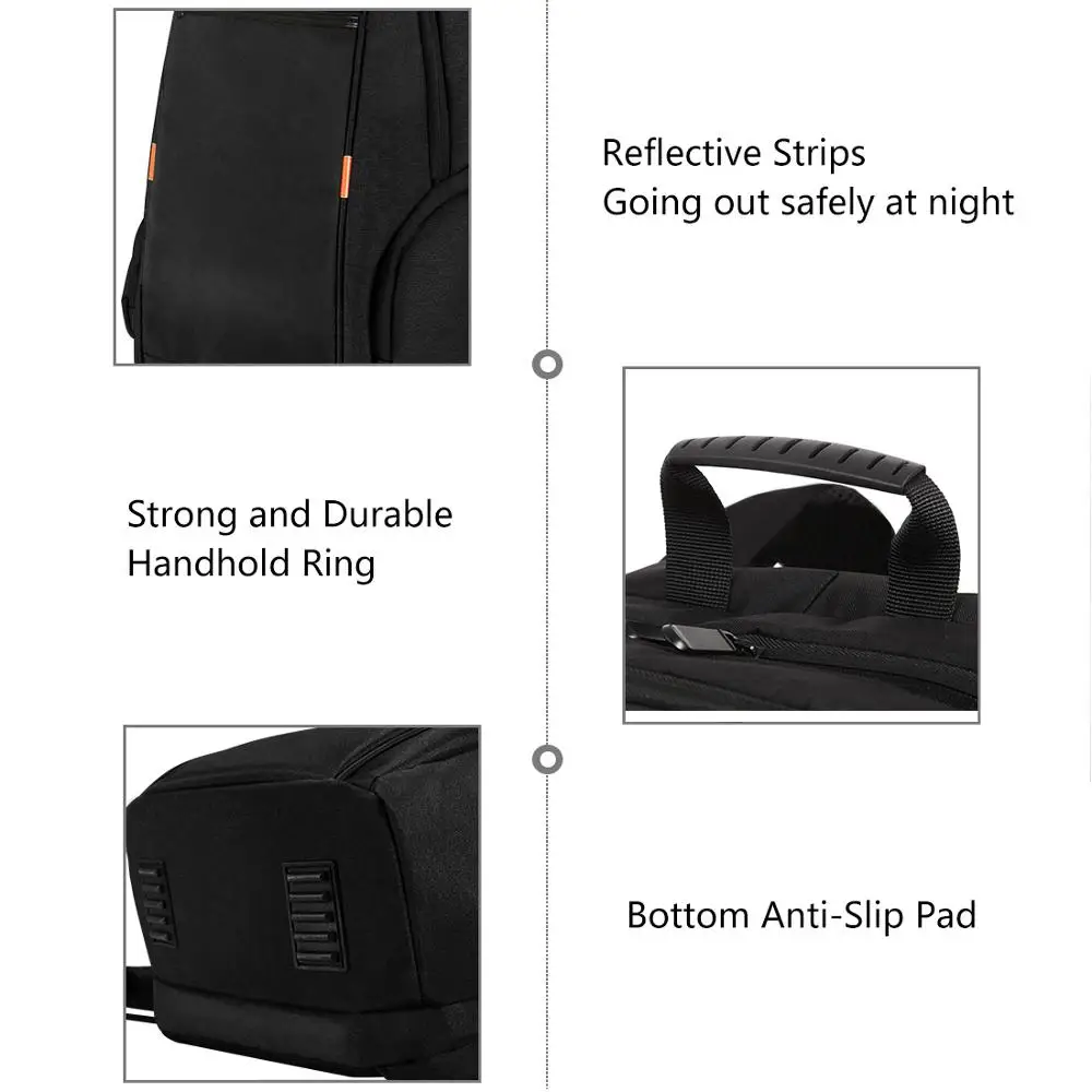 puluz outdoor multi function solar panel backpack comfortable casual camera backpack laptop bag for 3c dslr accessories free global shipping