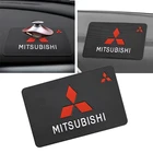 Противоскользящий коврик для приборной панели автомобиля из ПВХ, аксессуары для салона Mitsubishi Lancer Pajero Sport ASX L200 Eclipse Cross Mirage Xpander