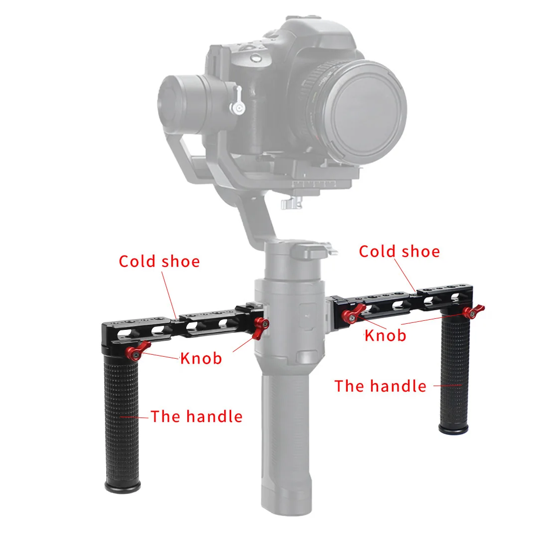 RS2 RSC2 Gimbal двойная ручка удлинитель подставка боковая рукоятка для DJI Ronin RS RSC 2