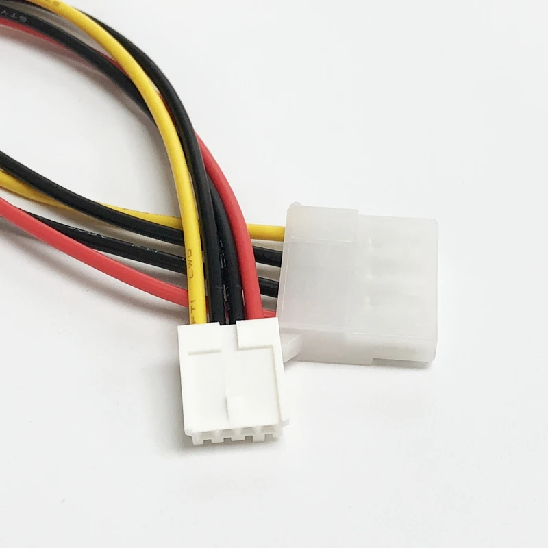 Кабель питания 18AWG 4Pin Molex IDE Female To Small 2 54 мм адаптер для гибких дисков шнур ПК 20/50 см -