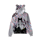 Модные милые толстовки с 3D принтом Charli amazelio, свитшоты с кошачьими ушками для мальчиков и девочек, толстовка, детские топы Charli Damelio Merch на осень и зиму