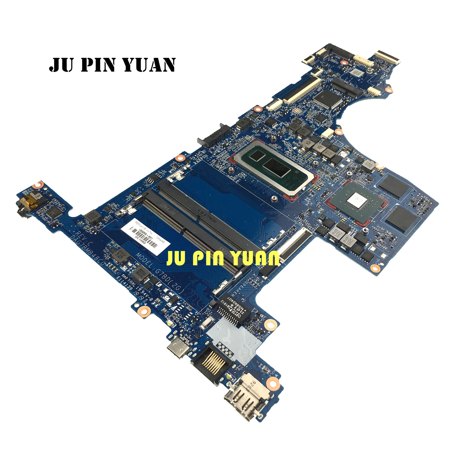 

For HP Pavilion Laptop 15-CS 15T-CS Mainboard L50259-001 L50259-601 DAG7BMB48C0 With CPU SREJP i7-8565U MX250 2GB Full Tested OK