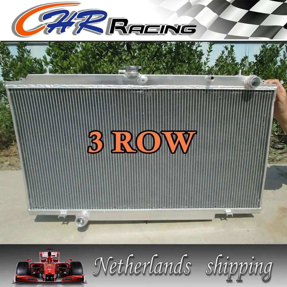 

For 3ROW NISSAN PATROL Y61 GU 2.8 / 3.0 TD Aluminum Radiator Manual 97-01 98 99