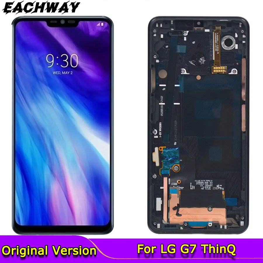 

ЖК-дисплей для LG G7 ThinQ, ЖК-дисплей с рамкой для LG G7 G710EMW 6,1 дюйма, ЖК-дисплей с рамкой, бесплатная доставка и инструменты