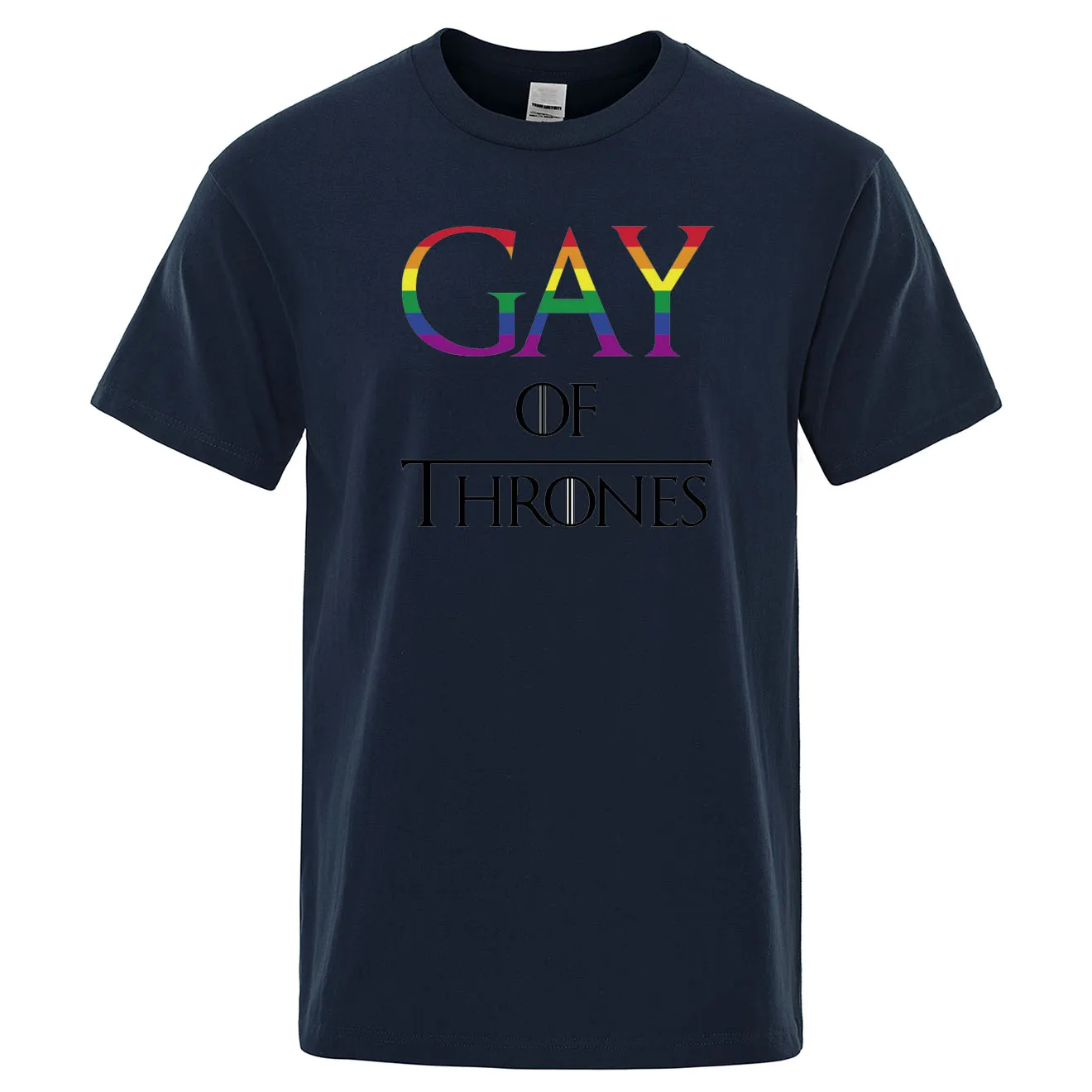 Летние топы 2020 футболка с надписью Gay Pride принтом gay of thrones мужская повседневная