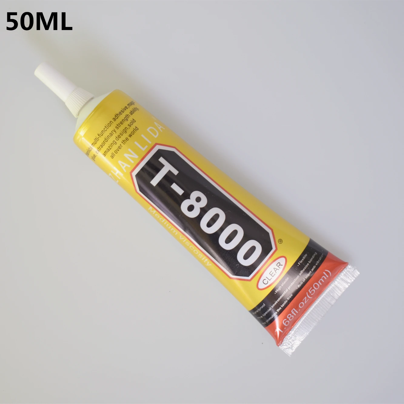 

1 Pc 50ml T-8000 Glue T8000 Multi Purpose Glue Adhesive Epoxy Resin Repair Cell Phone LCD Touch Screen Super DIY Glue T 8000