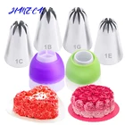 1 шт. # 1C # 1B #1G # 1E набор больших кондитерских насадок для украшения крема, глазировки, кондитерские насадки, инструмент для украшения кексов, жаростойкая посуда