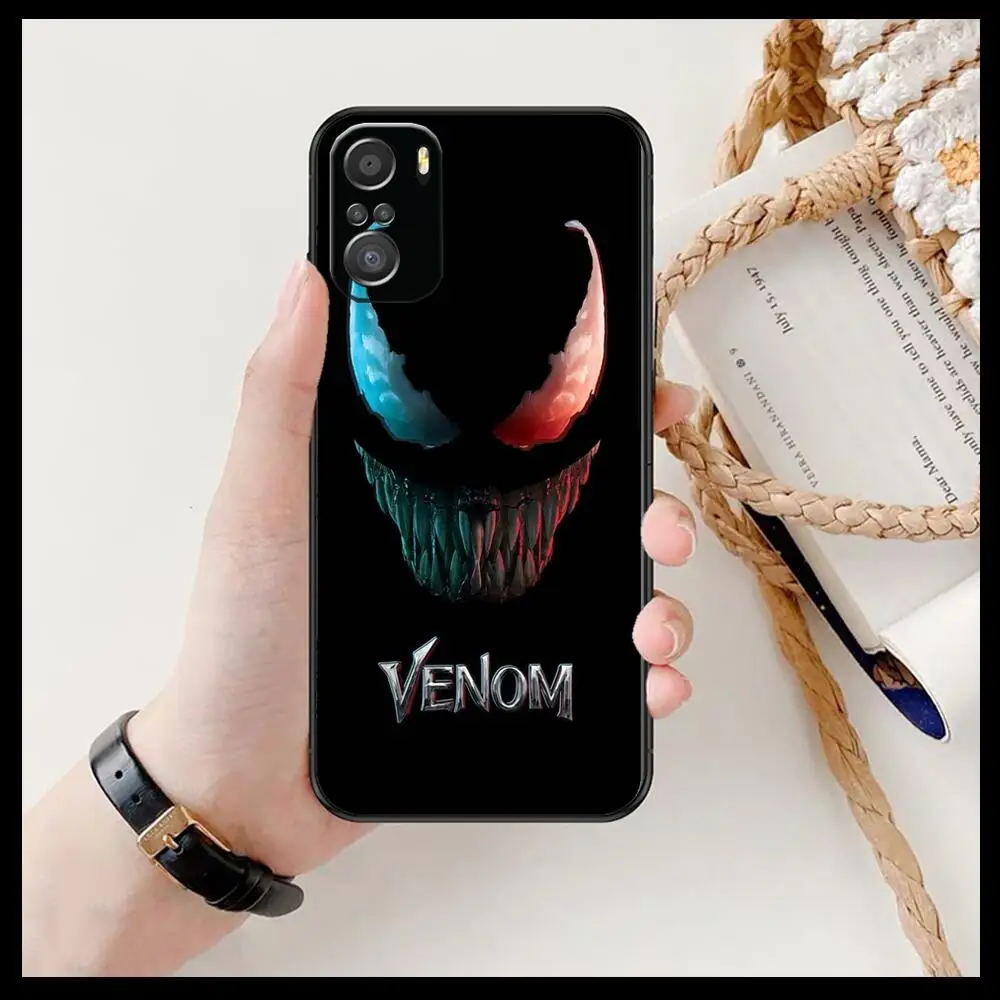 Фото Чехол для телефона Venom HD Marvel для xiaomi redmi 11 Lite pro Ultra 10 9 8 MIX 4 FOLD 10T, Черный силиконовый чехол №5