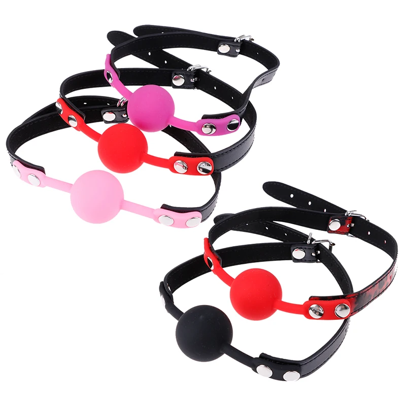 Силиконовый шарик кляп для рта Секс Связывание рот фаршированные взрослые мяч