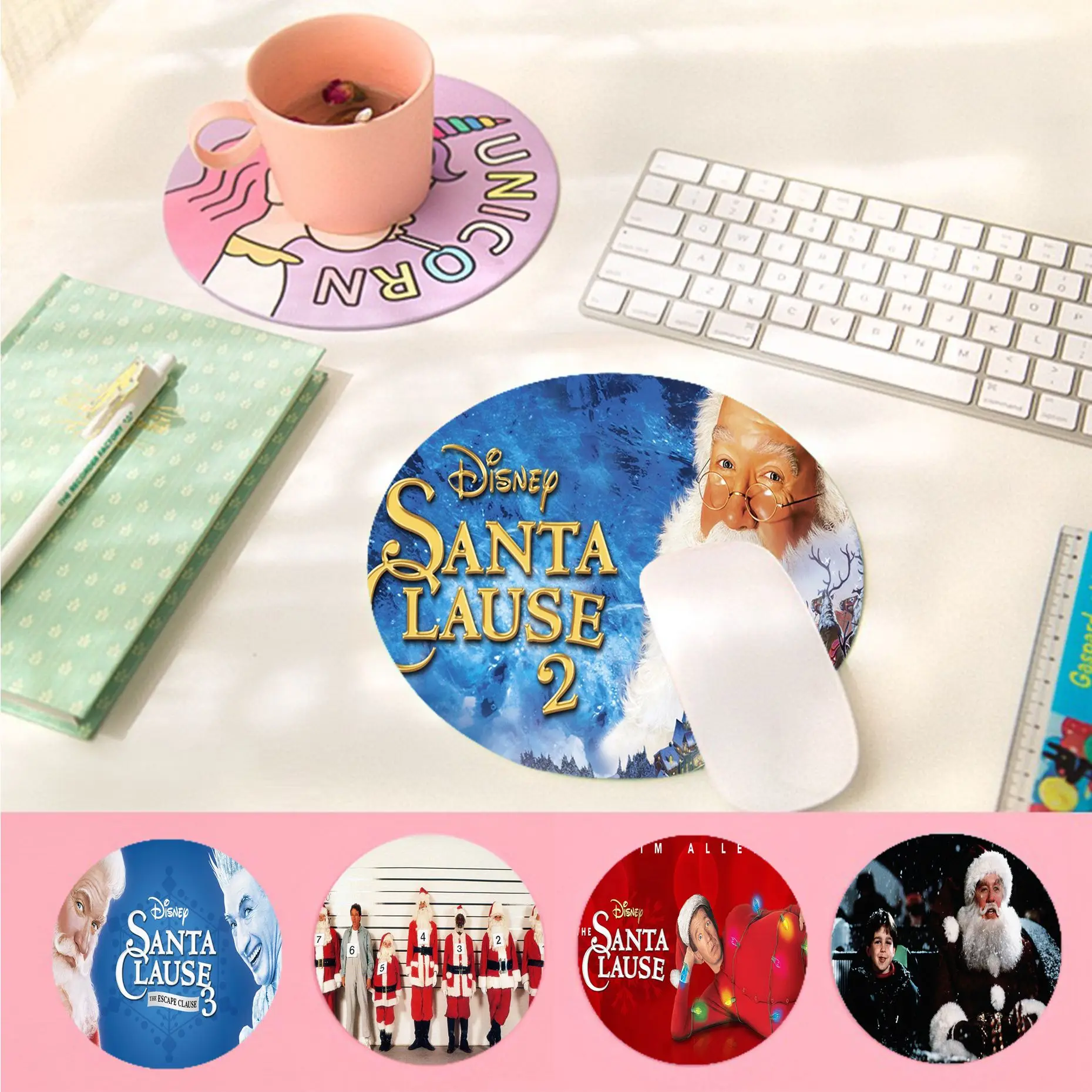 

Disney The Santa Clause Keyboard Gaming MousePads computer desk mat for gaming