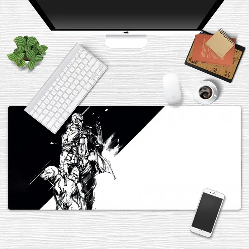 

Metal gear solid Keyboards Mat Rubber mousepad Desk Mat Game Office Work Mouse Mat pad X XL Non-slip Laptop Cushion mouse pad