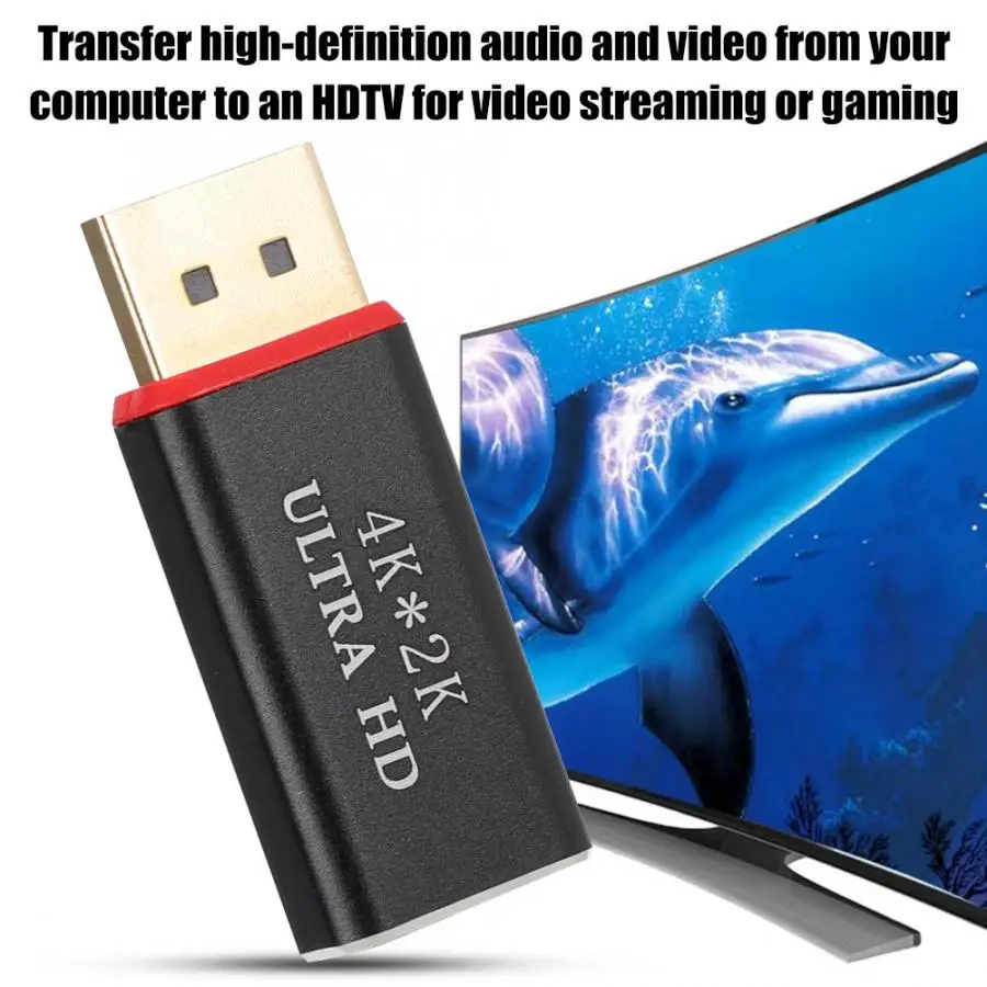 Портативный 4K X 2K Ultra HD DP Мужской HDMI Женский адаптер конвертер для настольного