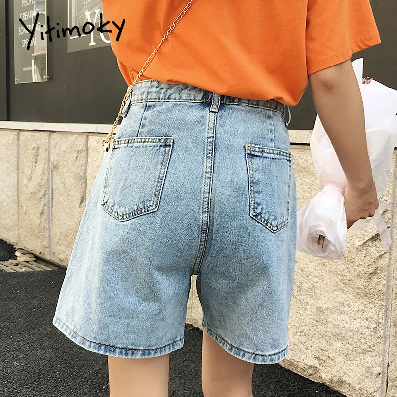 Женские джинсовые шорты свободного размера плюс 5XL короткие модные женские