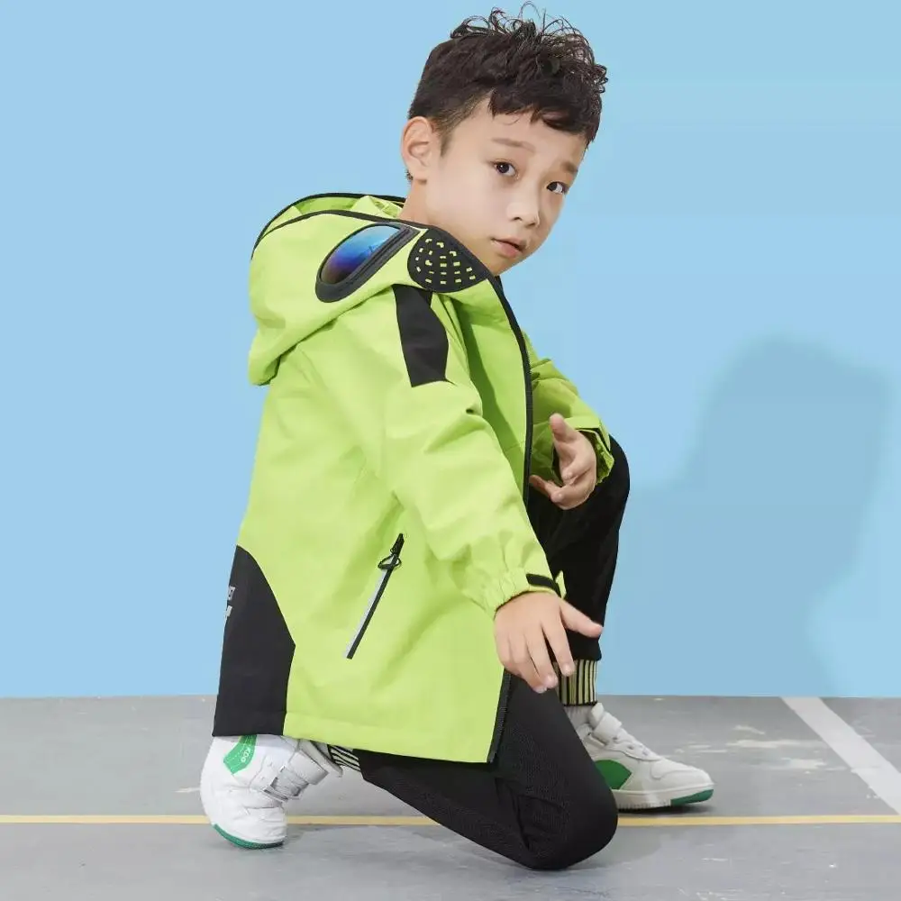 

Youpin Altman Jackets Children Kids Jacket Inlaid Sunglasses Waterproof Fabric Comprehensive Protection Double Layer