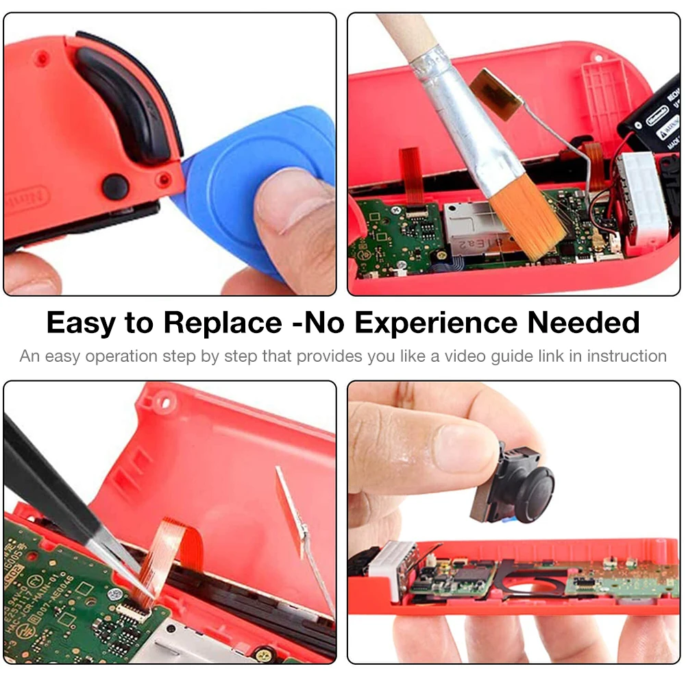 Лидер продаж запасные части 25 в 1 3D аналоговая Стик для джойстика Nintendo Switch NS Joy Con