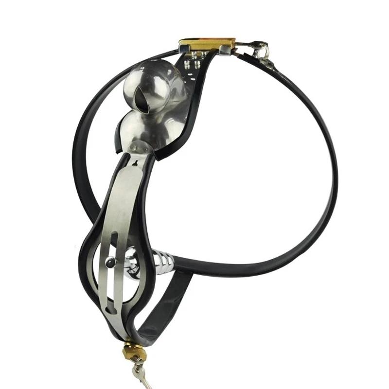 Пояс верности мужской из нержавеющей стали БДСМ клетка целомудрия интимные