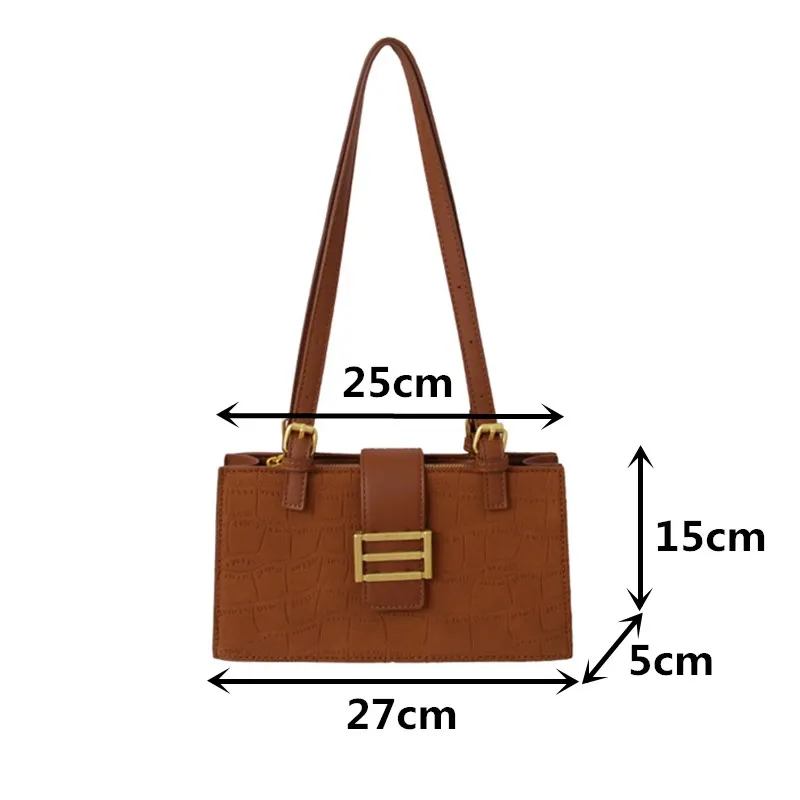 

Matte Women Handbag Vintage Stone Pattern Tote Bags Casual Top-Handle Bag Female Small High Quality Pu Leather Shoulder Bag Sac