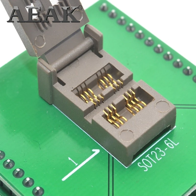 AEAK SOT23 6L к DIP6 IC программатор адаптер тестовая розетка микросхемы|Интегральные