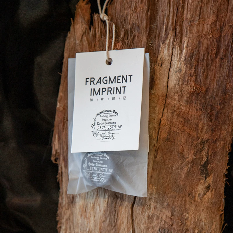 Винтажный билет коллаж деревянный штамп журнал резиновые штампы для